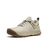KEEN Nxis EVO - Zapatos de Senderismo Impermeables para Mujer, Piedra abadía/Verde Iceberg, Talla 8.5, Abbey Stone Iceberg Verde, 42 EU