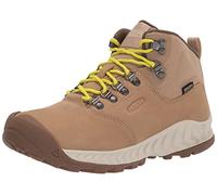 KEEN NXIS Explorer Mid Waterproof, Botas para Senderismo Mujer, Safari/Birch, 38.5 EU