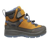 KEEN Redwood MID WP-C Hiking Boot, Harvest Gold/Vintage Indigo, 30 EU