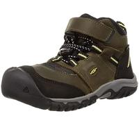 KEEN Ridge Flex Mid Impermeable, Botas para Senderismo, Dark Olive Dusky Citron, 30 EU