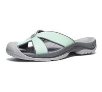 KEEN Sandalias Bali sin cordones para mujer con puntera cerrada, Liquen/Gris Acero, 36 EU