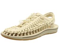 KEEN Sandalias de lona Uneek para hombre, Abedul de lino natural, 42 EU