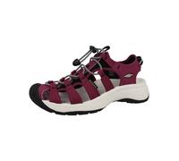 KEEN Sandalia Astoria West para mujer, Beaujolais Star White, 39.5 EU