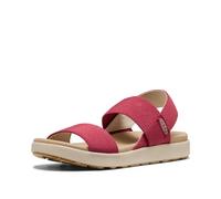 KEEN Sandalias Elle Backstrap para mujer, Abedul granate, 37.5 EU
