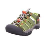 KEEN Sandalias unisex Newport Boundless (niño pequeño/niño grande), Verde oliva oscuro/escarlata ibis, 5 Big Kid