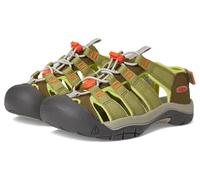 KEEN Sandalias unisex Newport Boundless (niño pequeño/niño grande), Verde oliva oscuro/escarlata ibis, 7 Big Kid