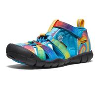 KEEN, Seacamp 2 Cnx, Sandalias unisex para niños, Multicolor (Vivid Blue/Original Tie Dye), 34 EU