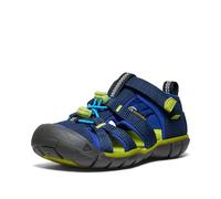 KEEN Seacamp Ii Cnx- Sandalias de punta cerrada para niña, Academia Naval Chartreuse, 35 EU