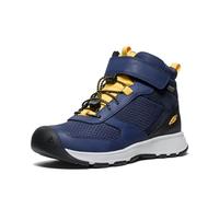 KEEN Skua Mid Waterproof, Botas de Senderismo, Naval Academy/Yolk Yellow, 34 EU