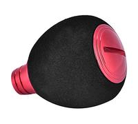 Keen so Carrete de pesca ligero Mango de la manija del carrete de pesca Manija de la modificación de la perilla de poder carrete de cebo de fundición de carretes giratorios perilla (rojo)