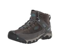 KEEN Targhee 3 Mid Waterproof, Zapatos para Senderismo Mujer, Gris (Magnet/Atlantic Blue), 38.5 EU