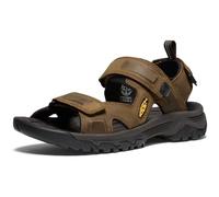 KEEN Targhee 3 Open Toe, Sandalias Hombre, Bison/Mulch, 43 EU