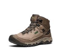 KEEN Targhee 4 - Botas de senderismo impermeables para hombre, de altura media, duraderas, cómodas, atigrado/cantimplora, 43 EU