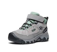 KEEN Targhee 4 Mid Waterproof, Botas de Senderismo, Alloy/Granite Green, 32 EU