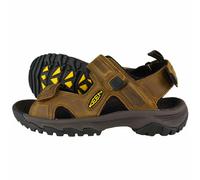 KEEN Targhee 3 Open Toe, Sandalias Hombre, Bison/Mulch, 43 EU