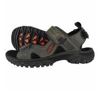 KEEN Targhee 3 Open Toe, Sandalias Hombre, Grey/Black, 44 EU