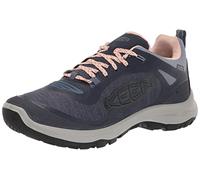 KEEN Terradora Flex - Zapatos de Senderismo Impermeables para Mujer, Vintage Indigo Peachy Keen, 38 EU