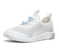 KEEN Unisex-Child KNX Knit Lace Sneakers, Star White/Skyway, 31