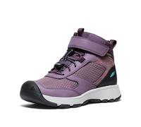 KEEN Unisex-Child Skua Mid Waterproof Hiking Boots, Black Plum/Plum Perfect, 30