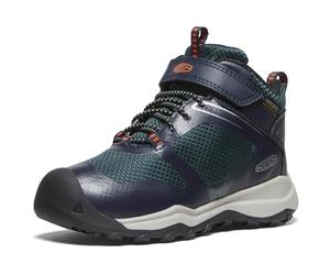 KEEN Unisex-Child Wanduro Mid Waterproof Hiking Boots, Sky Captain/Sea Moss, 32/33