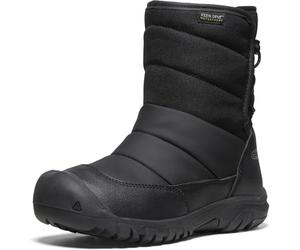 KEEN Unisex Kid's Puffrider Waterproof Snow Boots, Acero Negro Gris, 9 UK Child