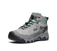 KEEN Unisex Kid's Targhee 4 Mid Waterproof Hiking Boots, Alloy Granite Green, 4 UK