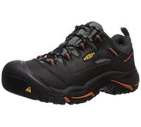 KEEN Utility Men's Braddock Low Steel-Toed Boot,Black/Bossa Nova,15 EE US