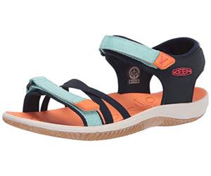 KEEN - VERANO-C, Sandalia Unisex adulto, Black Iris/Blue Tint, 26 EU