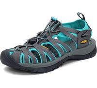 KEEN Whisper, Sandalias Mujer, Gris Dark Shadow Ceramic, 39.5 EU