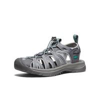 KEEN Whisper, Sandalias Mujer, Gris Medium Grey Peacock Green, 40.5 EU