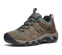 KEEN Women's Headout Waterproof Hiking Shoes, Shitake/Dark Forest, 40.5