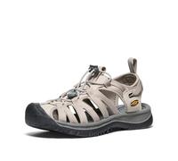 KEEN Women's Whisper Closed Toe Sport Sandals, Plaza Taupe/Golden Yellow, 7.5