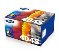 KEENKLE CLT-P404C CLT-404S 404S - Juego de 4 Cartuchos compatibles con CLT-K404S P404C para tóner C480w Xpress C480fw C430w C480 C430 C480fn C43X Series (Negro, Cian, Amarillo, Magenta)