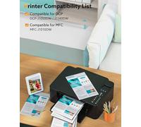 KEENKLE LC421XL LC-421XLVAL Cartuchos de Tinta compatibles con Brother LC421XL 421XL para Brother DCP-J1050DW MFC-J1010DW DCP-J1140DW Cartuchos