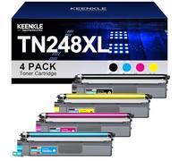 KEENKLE TN248XL TN248 DCP-L3560CDW - Cartuchos de tóner Compatible para Brother TN-248XL, Toner TN-248 para Brother MFC-L8390CDW DCP-L3520CDWE DCP-L3560CDW HL-L8240CDW (4 Unidades)