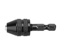 Keenso 1/4 Taladro Cuck con 0.3-3.6 Mm Capacidad de sujeción: la Abrazadera Simple de Diferentes Brocas de Perforación Permite el Uso de Bits Convencionales de Rendimiento de la Unidad Hexagonal