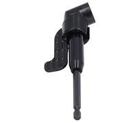 Keenso 1/4in -Hex -Sieber Schr Es un Adaptador con una Cabeza Magnética, 105 Grados de Curvatura para Ejercicios Eléctricos, Acero de Vanadio Cromado, Negro