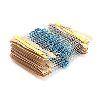 Keenso 1/4W 1 % Kit de Resistencia de Película de Metal 300pcs con 30 Valores Diferentes para los Entusiastas de la Electrónica