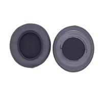 Keenso 1 par de Almohadillas para los Oídos, Almohadillas para los Oídos de Espuma Viscoelástica Suave de Cuero Proteico para Auriculares para Juegos Kraken 7.1 V2 (Black)