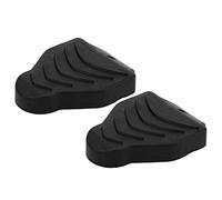 Keenso 1 par de Cubiertas Protectoras para Tacos de Pedales de Bicicleta, Goma Antidesgaste Negra para Apariencia, Compatible con Tacos Flotantes Fijos