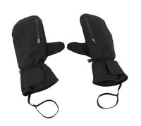 Keenso 1 par de de esquí, Mitones Negros Herméticos con Pantalla Táctil, de Nieve Cálidos con Bolsillo con Cremallera para esquí, Snowboard, Actividades de Invierno Al Aire (XL)