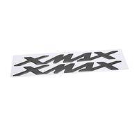 Keenso 1 par de Motocicletas 3D Sticker, Calcomanías 3dimensionales para el Emblema de la Motocicleta para XMAX 125 250 400 (BLACK)