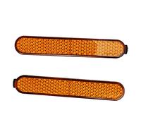 Keenso 1 par de Tiras Reflectantes para Patinete Eléctrico, Cubierta de Rueda Lateral Trasera Delantera, Reflector, Tira de Advertencia de Seguridad Nocturna para MI3 PRO2