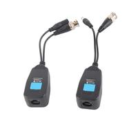 Keenso 1 par de Videos Transceptor Balun Balun para Señales HD, PAL, Compatible SECAM, Inmunidad de Ruido, Instalación de CCTV