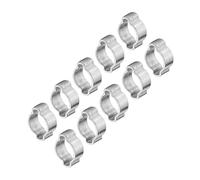 Keenso 10 piezas de accesorios de manguera empaquetados en zinc, 5-23 mm, ideal para asegurar mangueras de coche (9-11 mm)