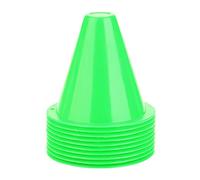 Keenso 10 Piezas de Marcadores de Fútbol, Marcadores de Entrenamiento de Fútbol (Verde) Equipamiento de fútbol