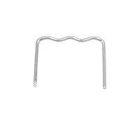 Keenso 100pcs Grapas de soldadura de 0.8mm, Reparación de parachoques de coche, Kit de herramientas de reparación de grapas de soldadura de plástico, 3 tipos disponibles(Estilo "S")