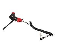 Keenso 12 V 2 Cables para Motor de Motocicleta en Apagado, Interruptor de Seguridad, cordón de Seguridad, Universal para Barco Fuera de Bordo, Interruptor Parada Motor