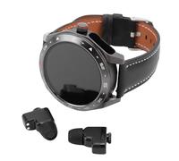 Keenso 2 en 1 Reloj Inteligente con Auriculares Inalámbricos, Vigilancia de Reloj de Alarma de Timras de Pronóstico del Tiempo, Auriculares con Cancelación de Ruido para Hombres Mujeres
