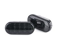 Keenso - 2 Luces LED Lateral para Coche, Intermitentes laterales LED, Color Ámbar intermitentes ahumados 4 laterales homologados led